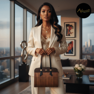 Walnut Noir Executive Tote