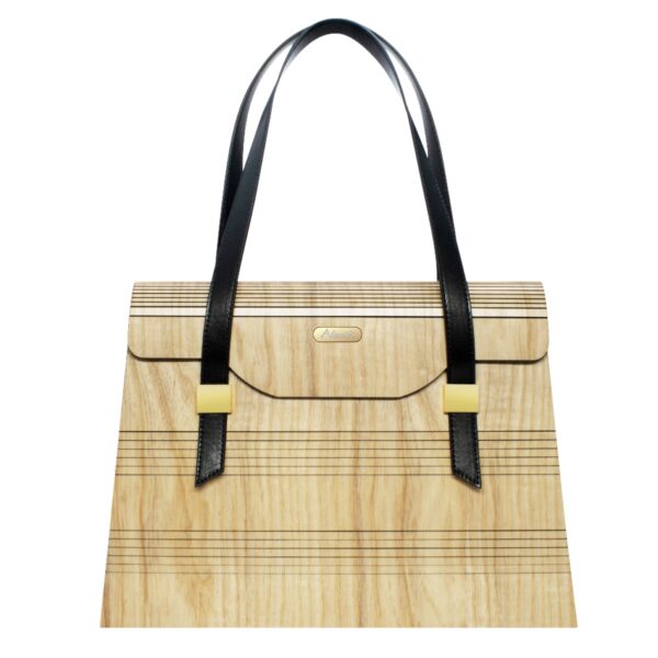 WB010 White Ashwood Handbag