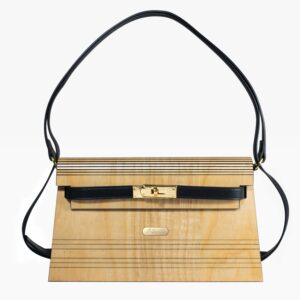 WB013 White Ashwood Handbag